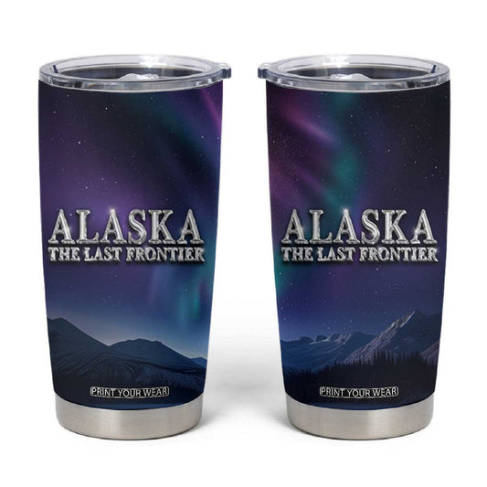 Alaska Aurora Tumbler Cup The Last Frontier Bear Home TB09