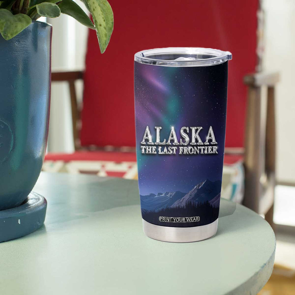 Alaska Aurora Tumbler Cup The Last Frontier Bear Home TB09