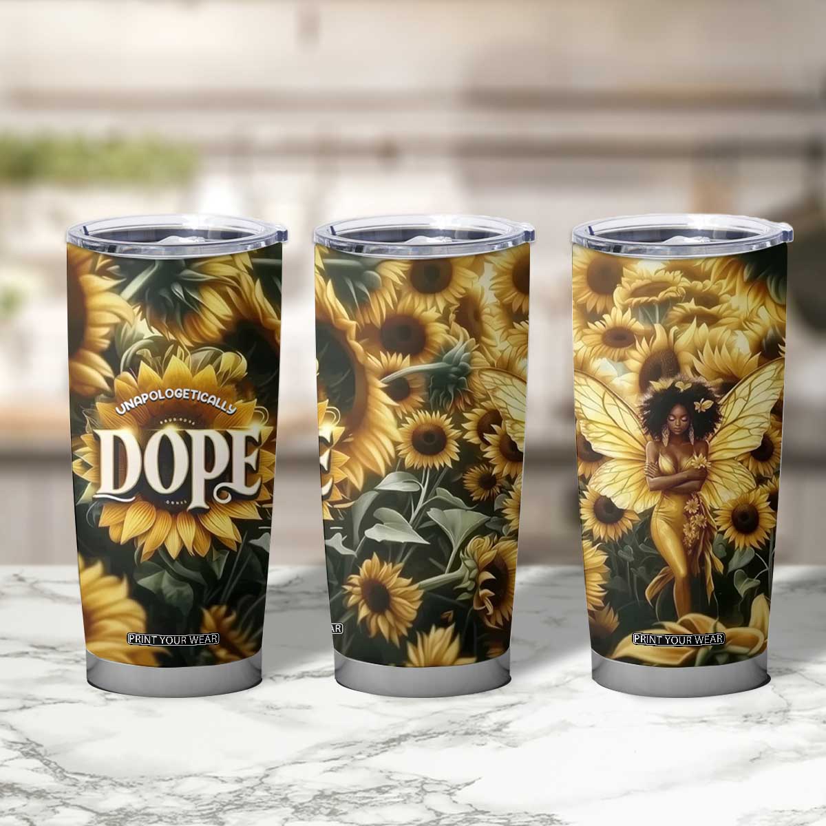 Black Women Tumbler Cup Unapologetically Dope Pretty Melanin Pride TB09