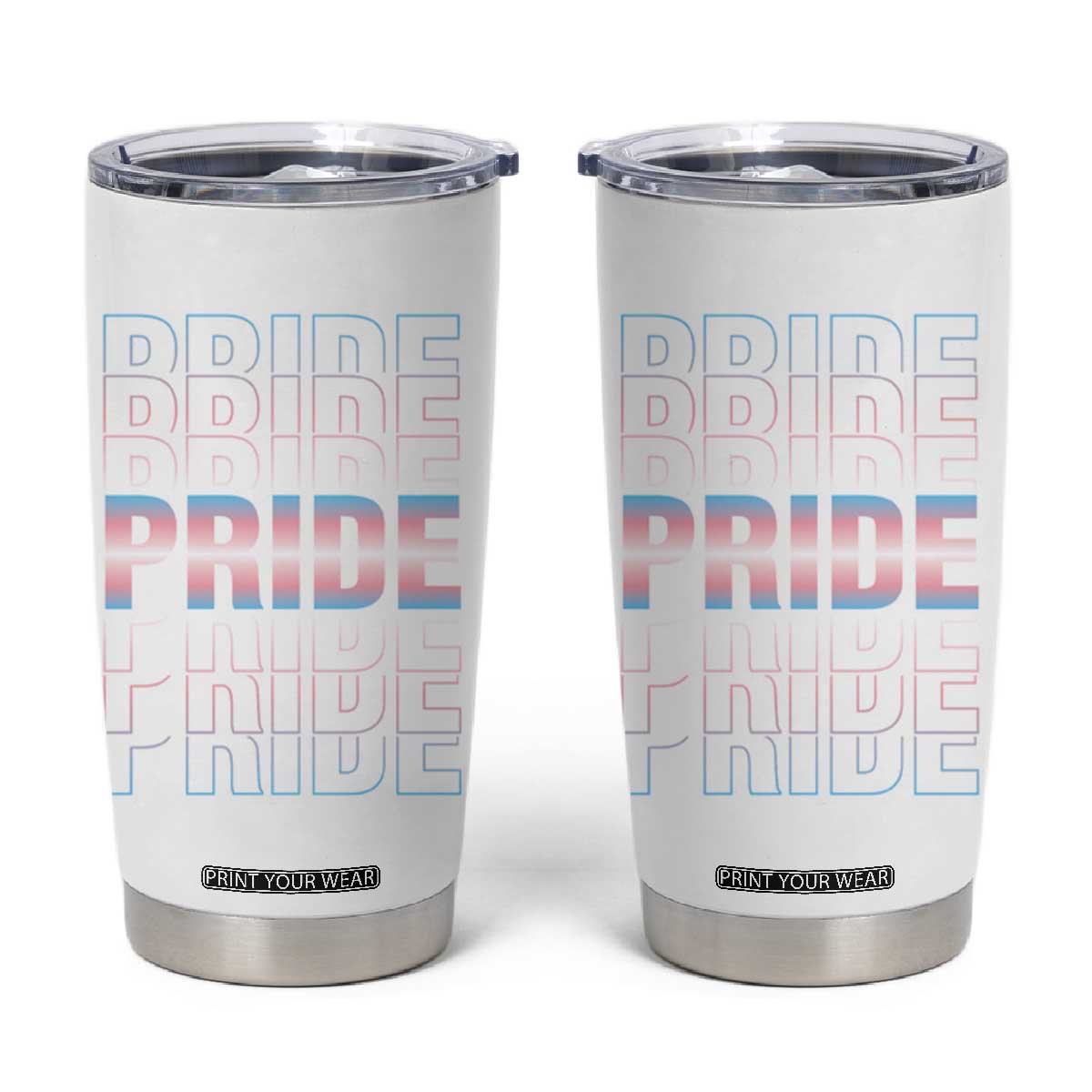 Bisexual Pride Tumbler Cup LGBTQ Bi Flag TB09