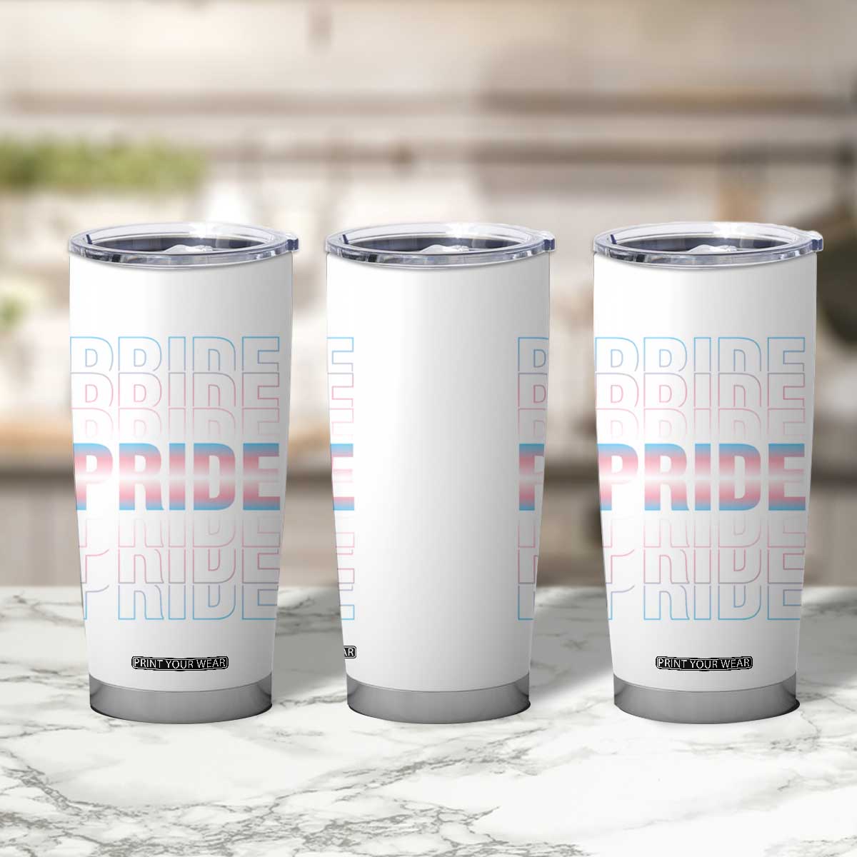 Bisexual Pride Tumbler Cup LGBTQ Bi Flag TB09