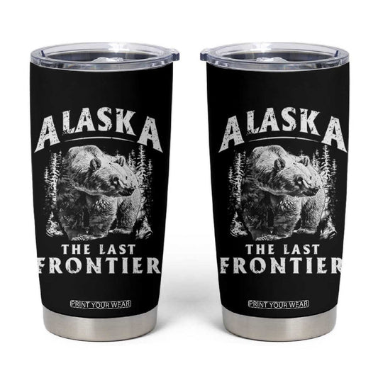 Alaska Tumbler Cup The Last Frontier Vintage Bear Home TB09