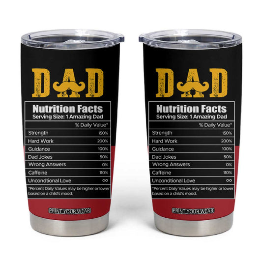 Christmas Gifts for Dad Tumbler Cup Father's Day Christmas Present from Daughter Son TB10