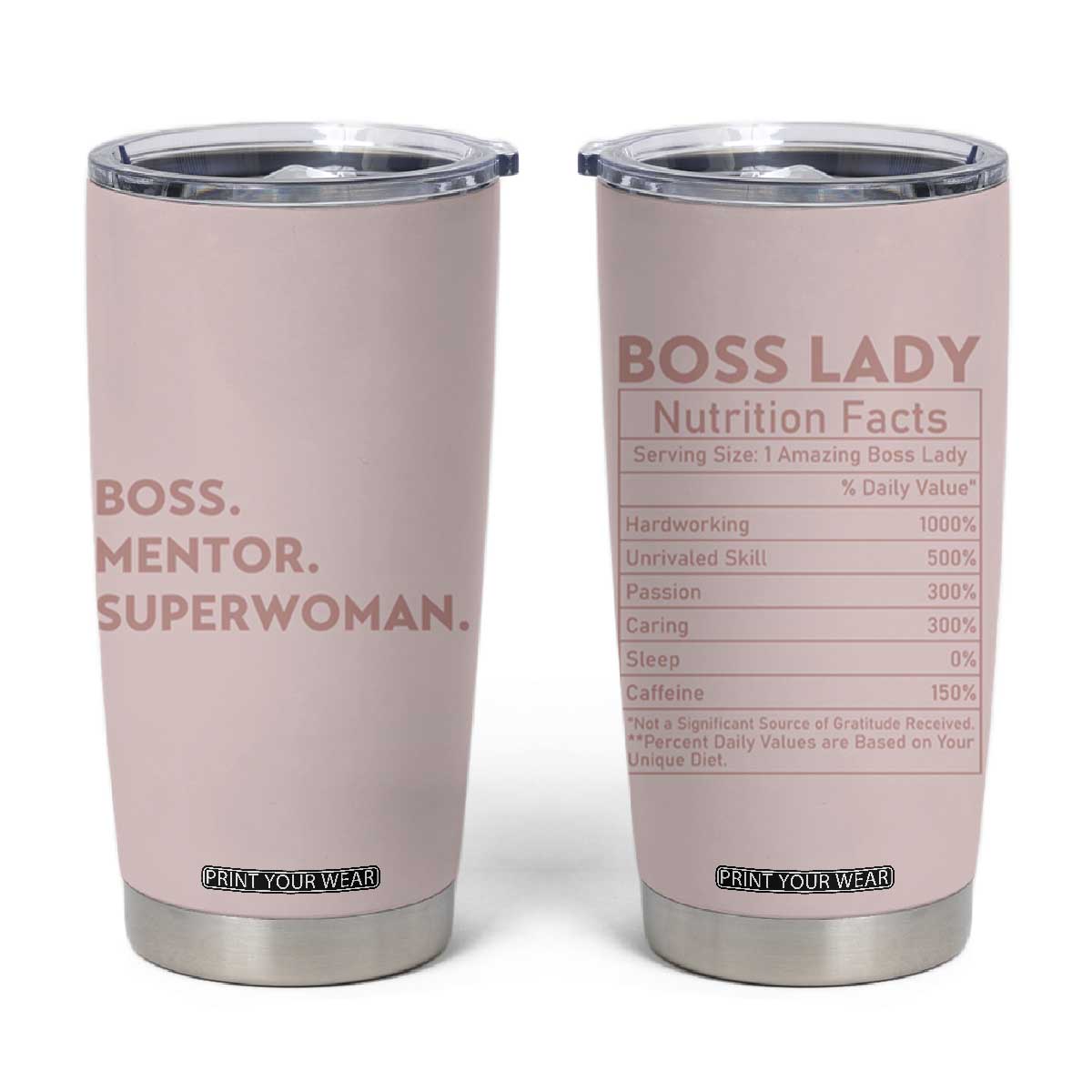 Boss Gifts for Women Tumbler Cup Boss Lady Mentor Superwoman Christmas Birthday Gift TB10