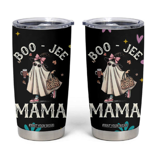 Boo Jee Ghost Tumbler Cup Spooky Season Mom Mama Halloween Gift TB10
