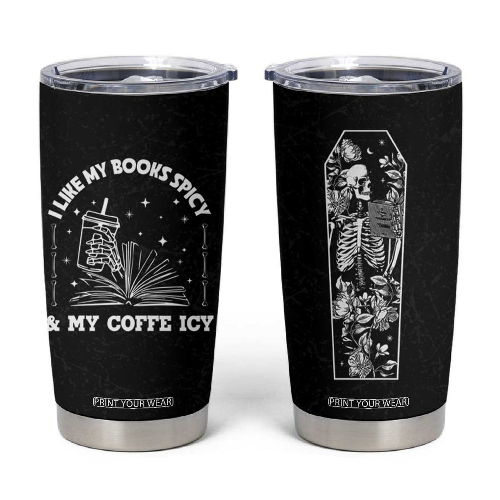 Book And Coffee Lovers Tumbler Cup Book Club Bookish Gifts for Reader Teacher Halloween Cup TB10