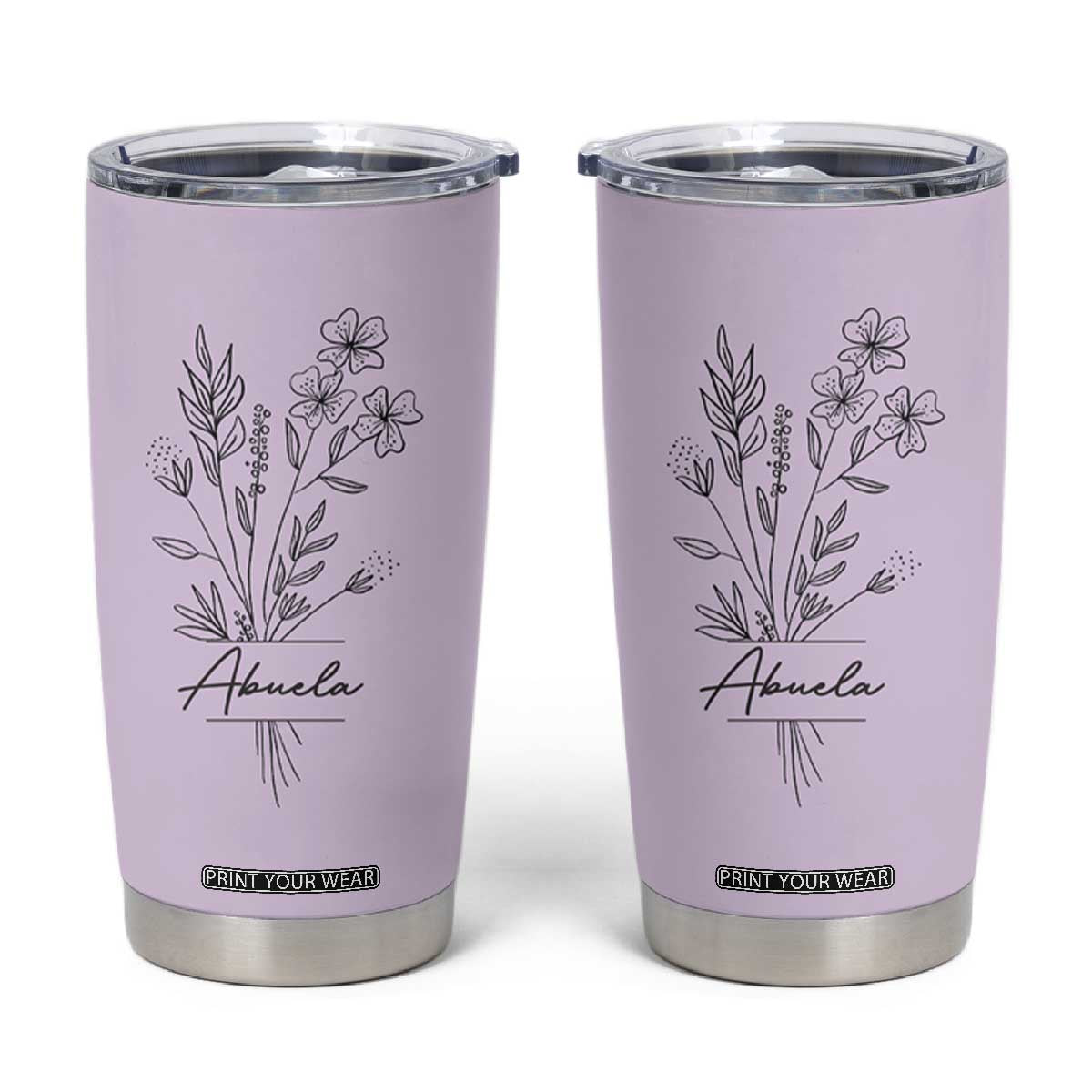 Abuela Gifts Tumbler Cup Mothers Day Gifts for Grandma from Grandchildren TB10