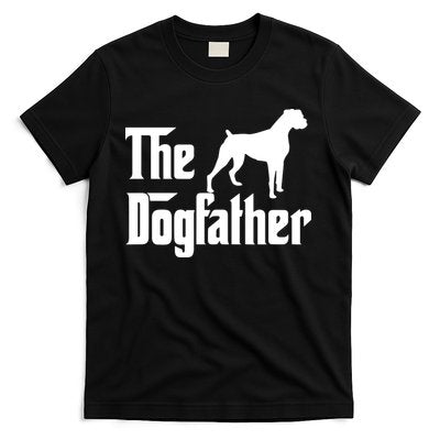 The Dog Father T Boxer Dog Lover Gift For Men Dad T-Shirt
