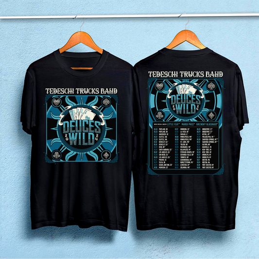 Tedeschi Trucks Band 2024 Deuces Wild North American Tour Shirt
