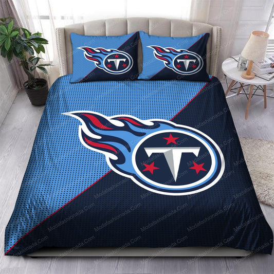 NFL Tennessee Titans Navy Blue Bedding Set