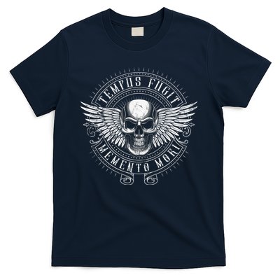 Tempus Fugit Memento Mori Latin Phrase T-Shirt