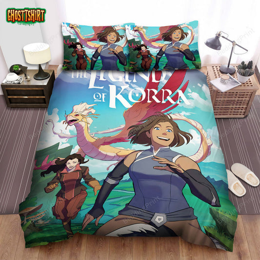 The Legend Of Korra (2012–2014) Turf War Movie Poster Bed Sheets Duvet Cover Bedding Set