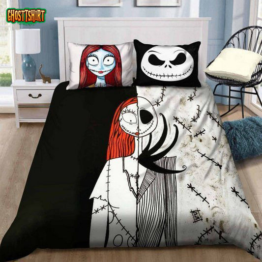The Nightmare Before Christmas Jack Skellington And Sally Bedding Set