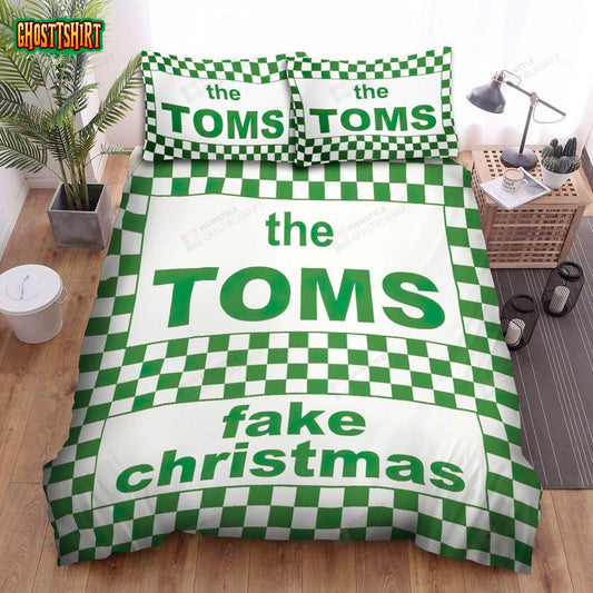 The Toms Fake Christmas Album Cover Bed Sheets Spread Comforter Duvet Cover Bedding Set