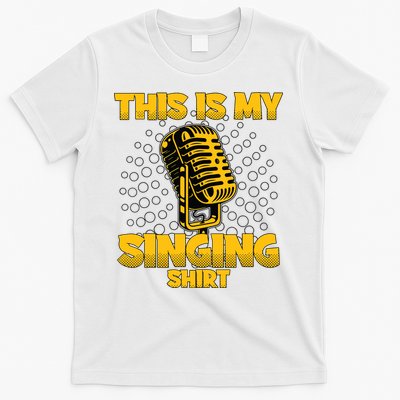 This Is My Singing Karaoke Lead Singer Gift Singing T-Shirt
