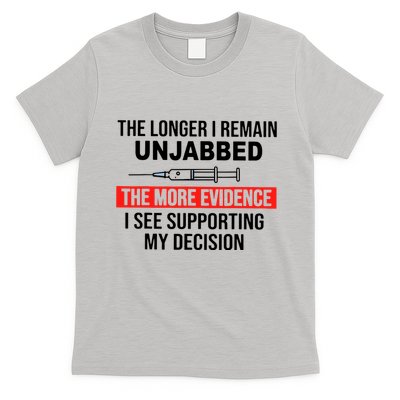 The Longer I Remain Unjabbed T-Shirt