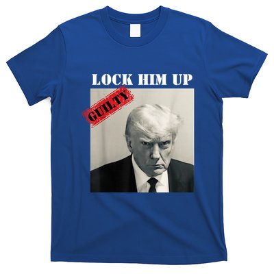 TRUMP MUGSHOT LOCK HIM UP GUILTY JAIL PRISON ANTITRUMP T-Shirt