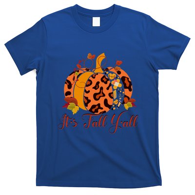 Thanksgiving Nurse Health Worker Leopard Pumpkin Autumn Gift T-Shirt