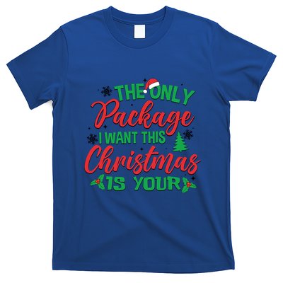 The Only Package I Want This Christmas Is Yours Funny Great Gift T-Shirt