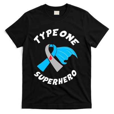 Type One Superhero Type 1 Diabetes Awareness T-Shirt