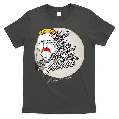 Theodore Roosevelt Sayings With Portrait T-Shirt