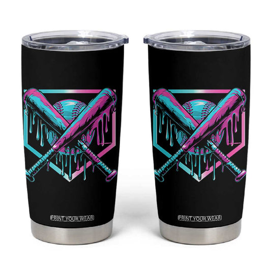 Baseball Drip Ice Cream Dripping Tumbler Cup TS02