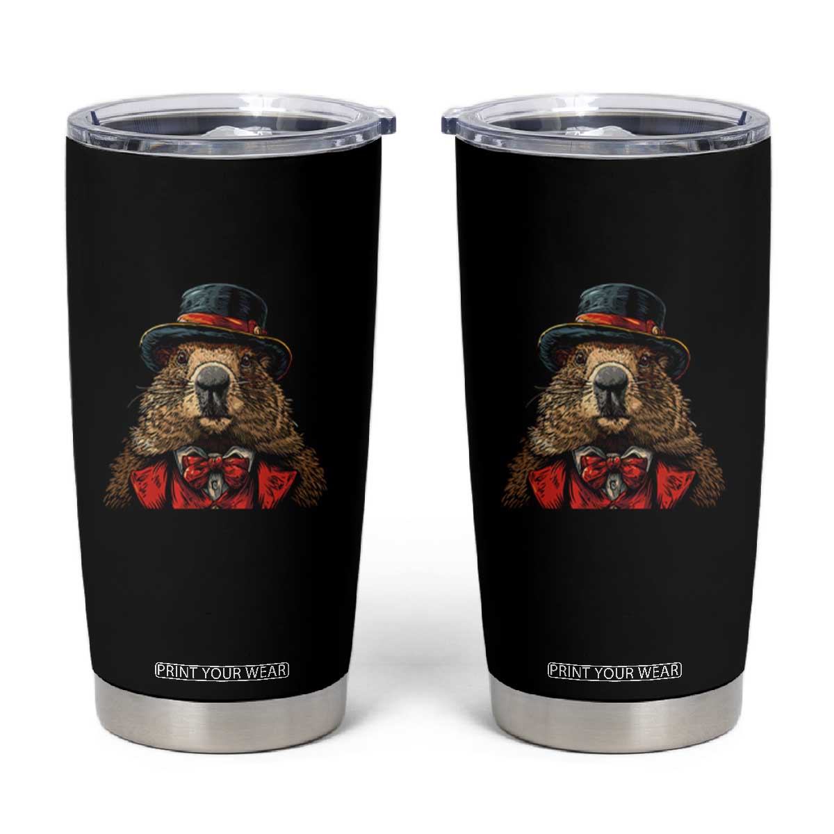 Cute Groundhog Tumbler Cup Woodchuck Day Animal Lover TS02