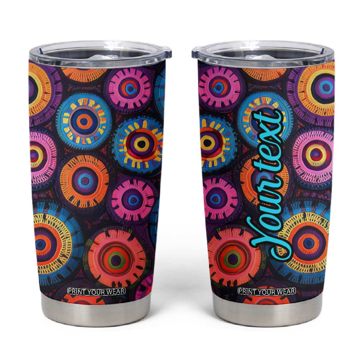 Crochet Pattern Tumbler Cup Personalized TS04