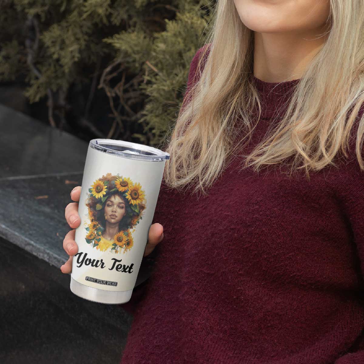 Black Woman She Is Strong Fierce Brave Full Of Fire Tumbler Cup Personalized TS04