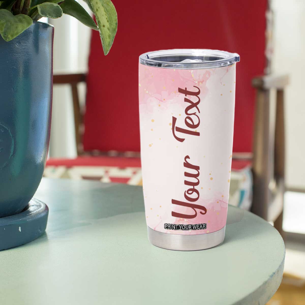 Black Woman Butterfly Tumbler Cup Personalized TS04