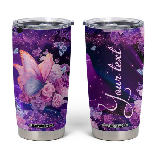 Butterfly Tumbler Cup Personalized TS04