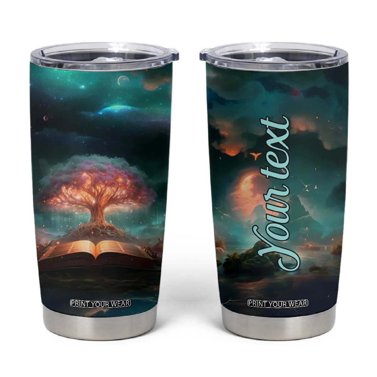 Books In The Forest Tumbler Cup Personalized TS04