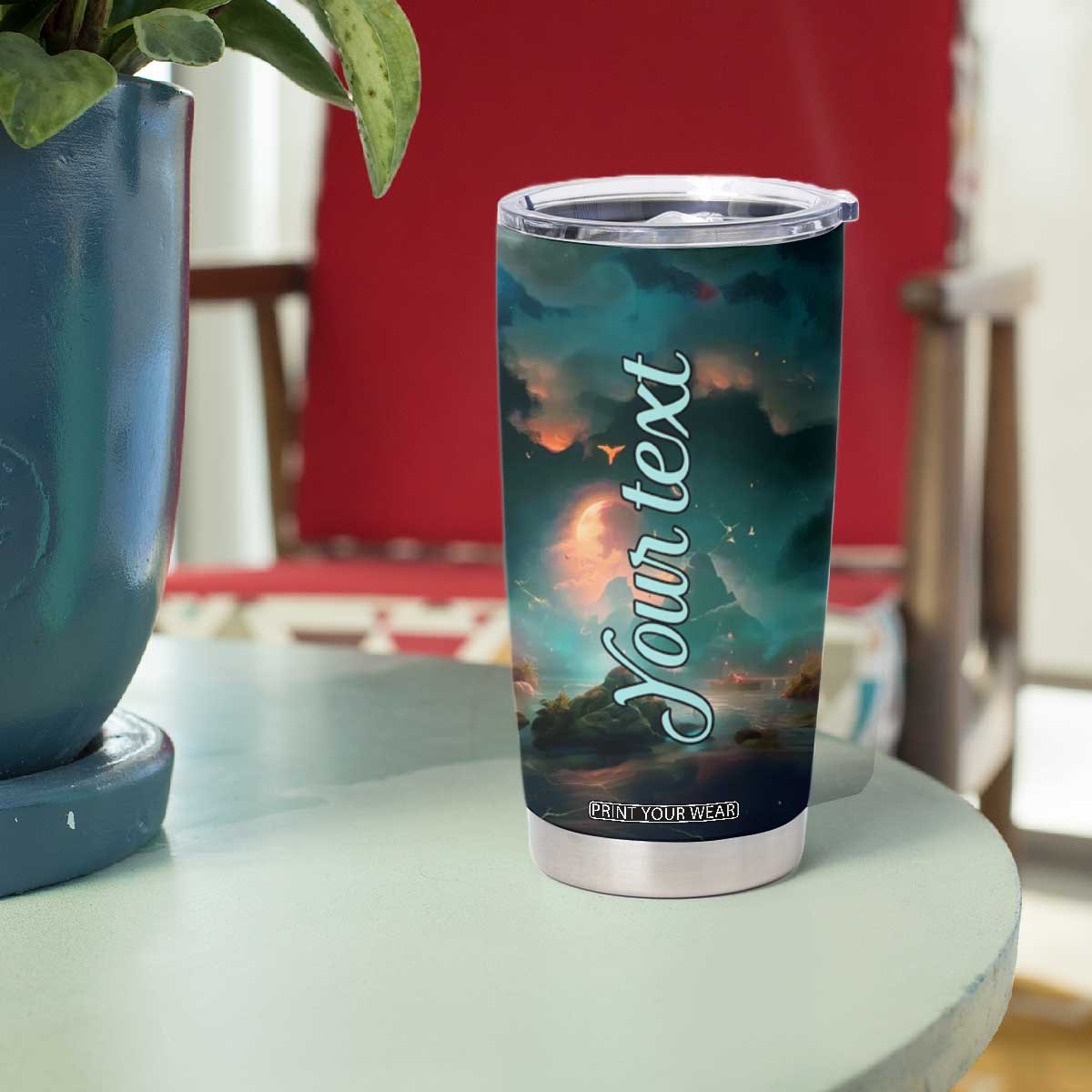 Books In The Forest Tumbler Cup Personalized TS04