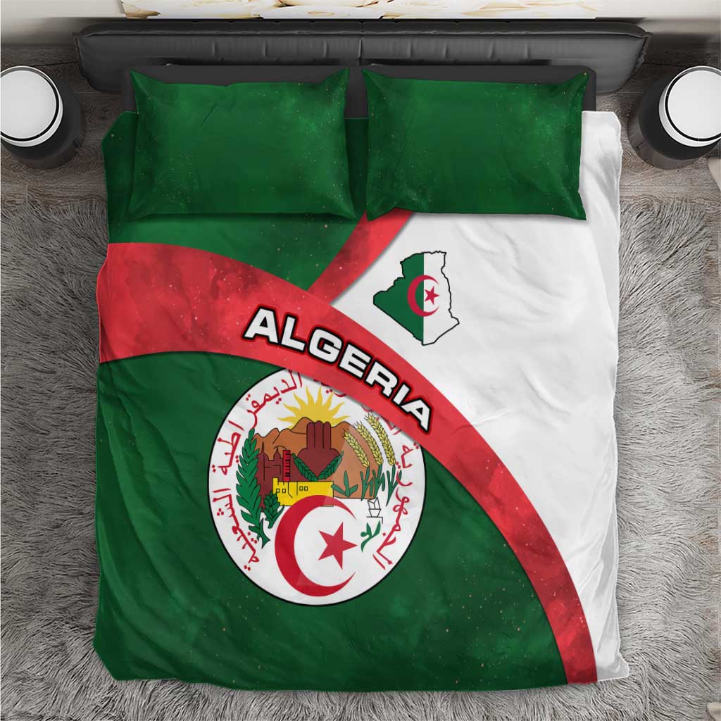 Algeria Bedding Set with National Emblem and Map Design TS04