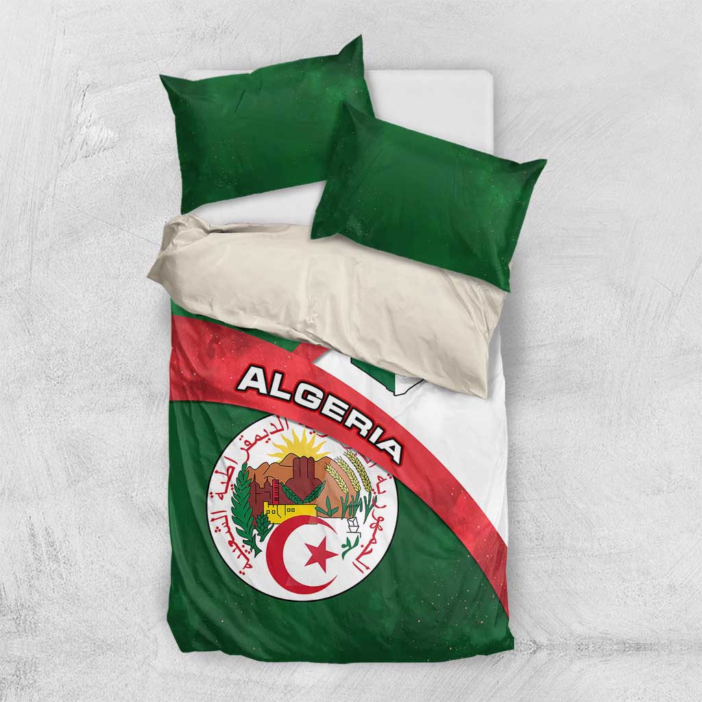 Algeria Bedding Set with National Emblem and Map Design TS04