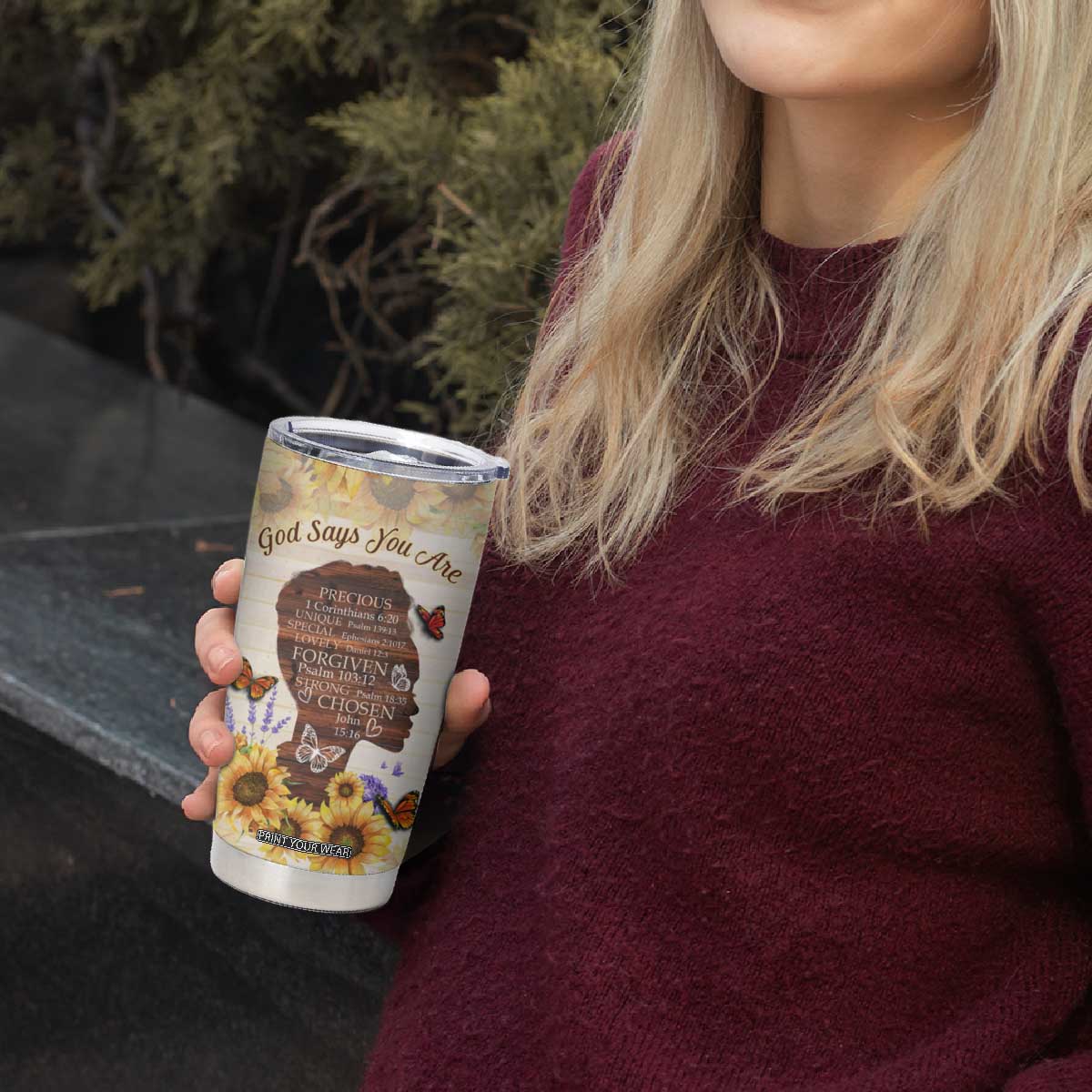 Black Woman God Says You Are Tumbler Cup Personalized TS04