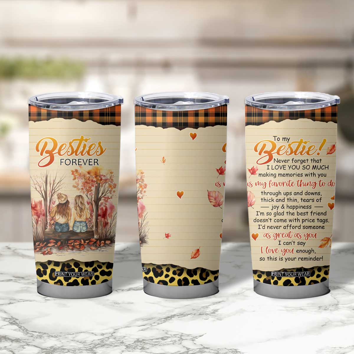 Bestie Forever Tumbler Cup TS04