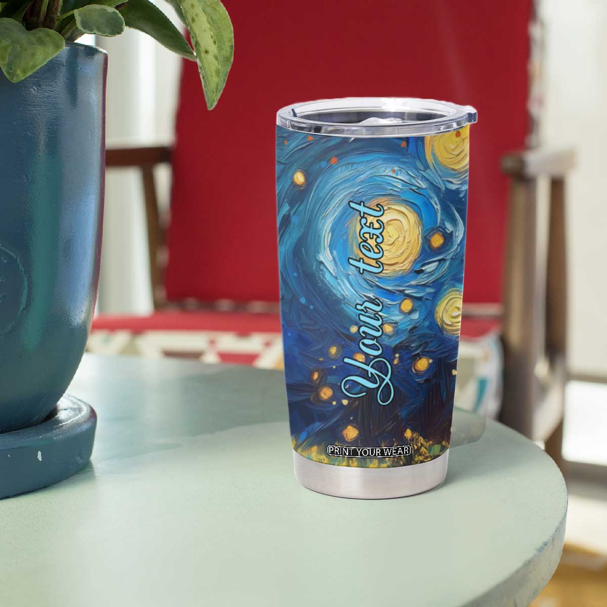 Colorful Deer Tumbler Cup Personalized TS04