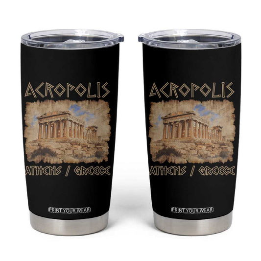 Acropolis Athens Greece Souvenir Greek Parthenon Tumbler Cup TS09