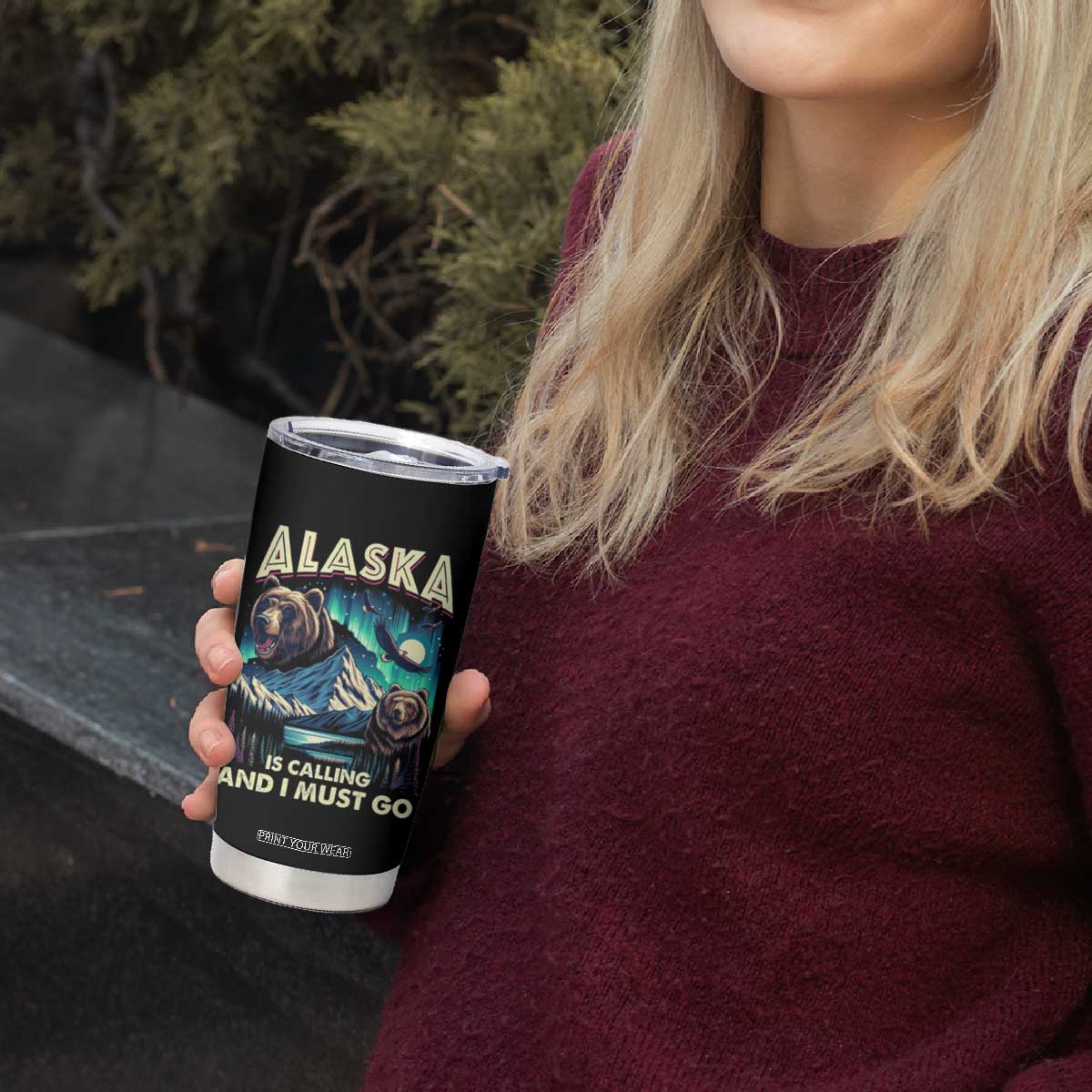 Alaska Is Calling And I Must Go Aurora Beer Home Tumbler Cup TS09