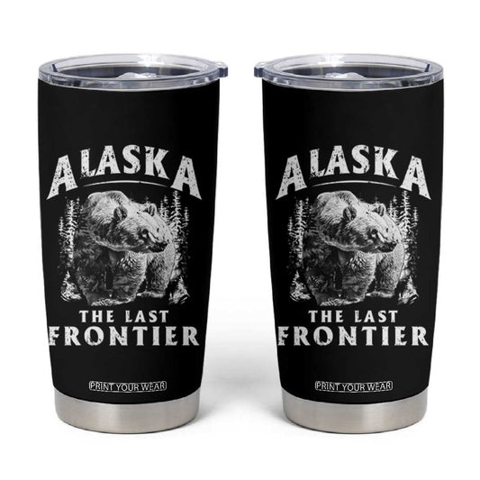 Alaska Tumbler Cup The Last Frontier Bear Home Vintage TS09