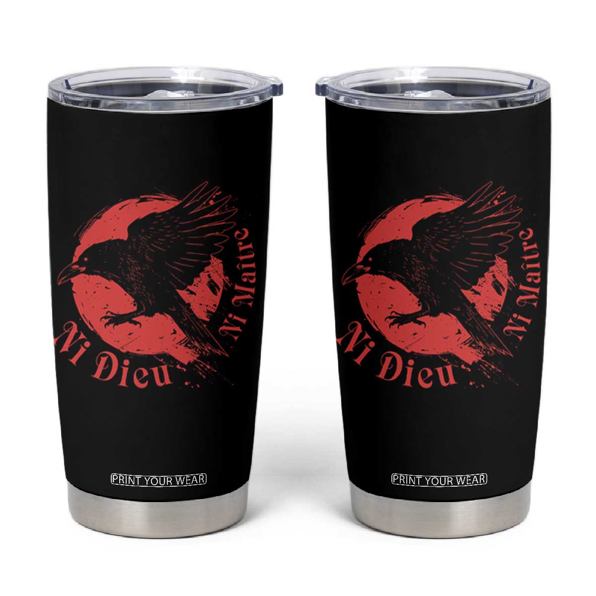 Anarchism Tumbler Cup Ni Dieu Ni Maitre Neither God Nor Master TS09