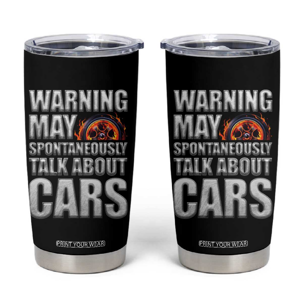 Car Lover Tumbler Cup Warning May Spontaneously Talk About Cars TS09