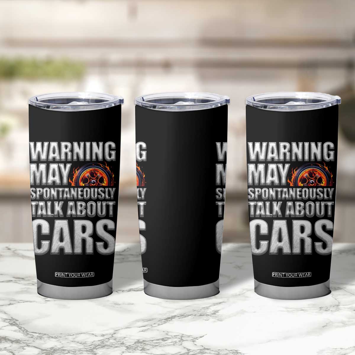 Car Lover Tumbler Cup Warning May Spontaneously Talk About Cars TS09