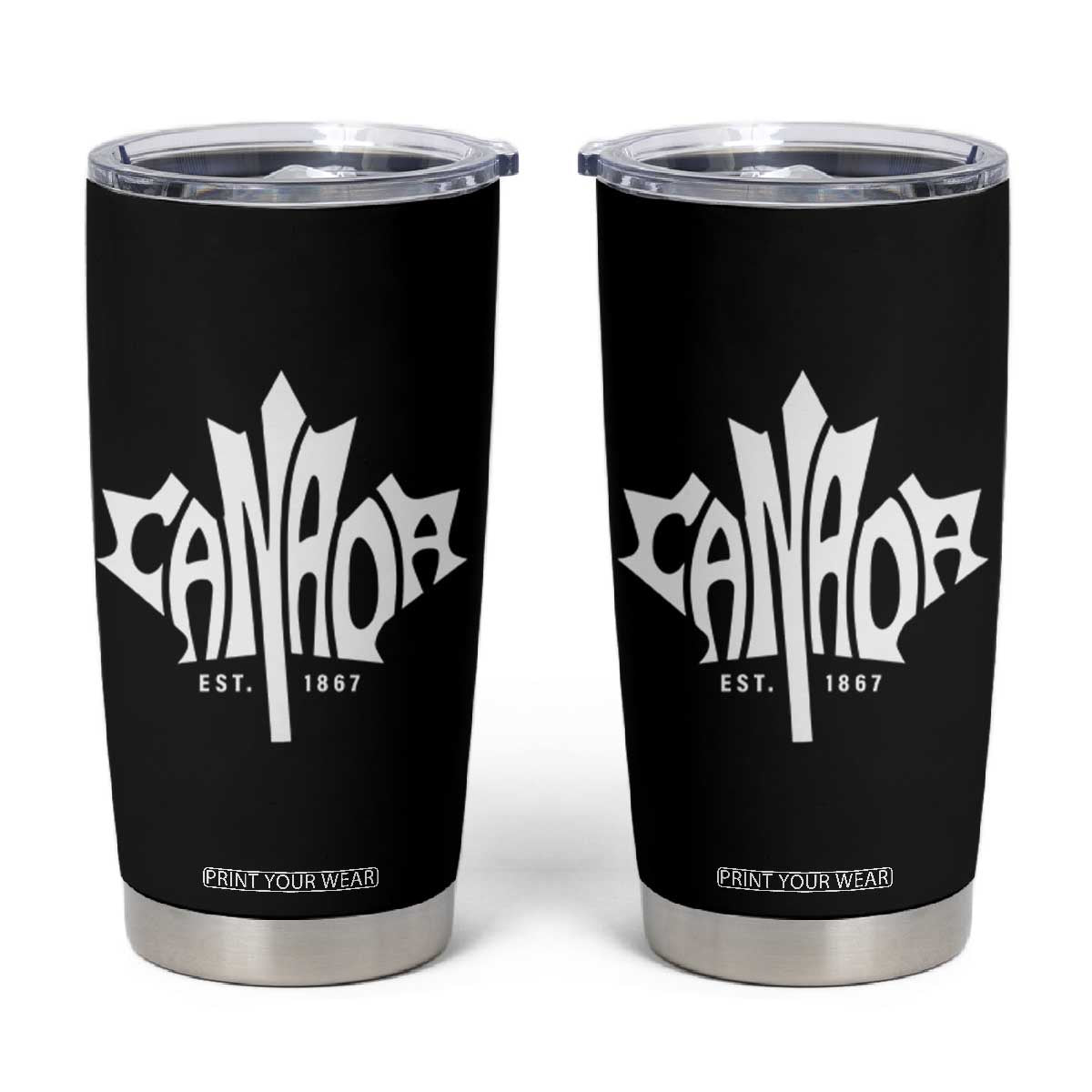 Canada Est. 1867 Maple Leaf Tumbler Cup TS09