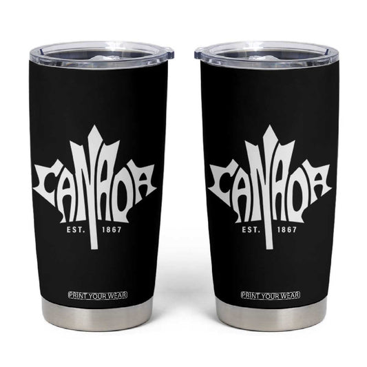 Canada Est. 1867 Maple Leaf Tumbler Cup TS09