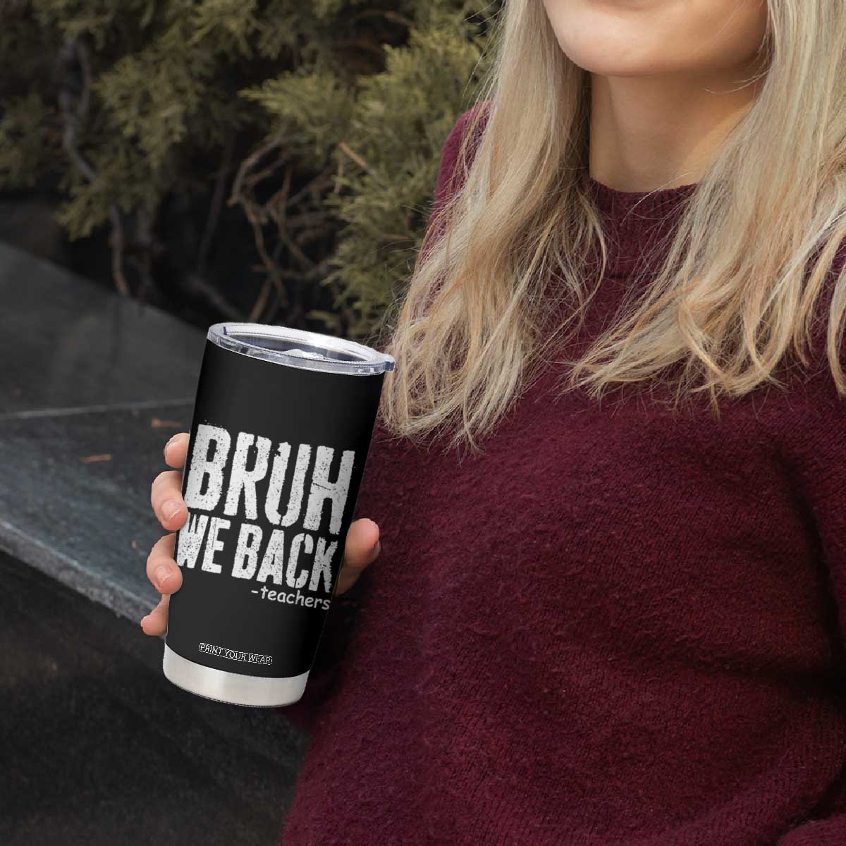 Bruh We Back Teacher Tumbler Cup Happy First Day Of School TS10