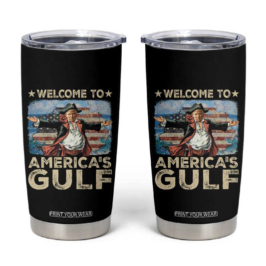 America's Gulf Mexico Tumbler Cup Presdent Trump Pirate TS10