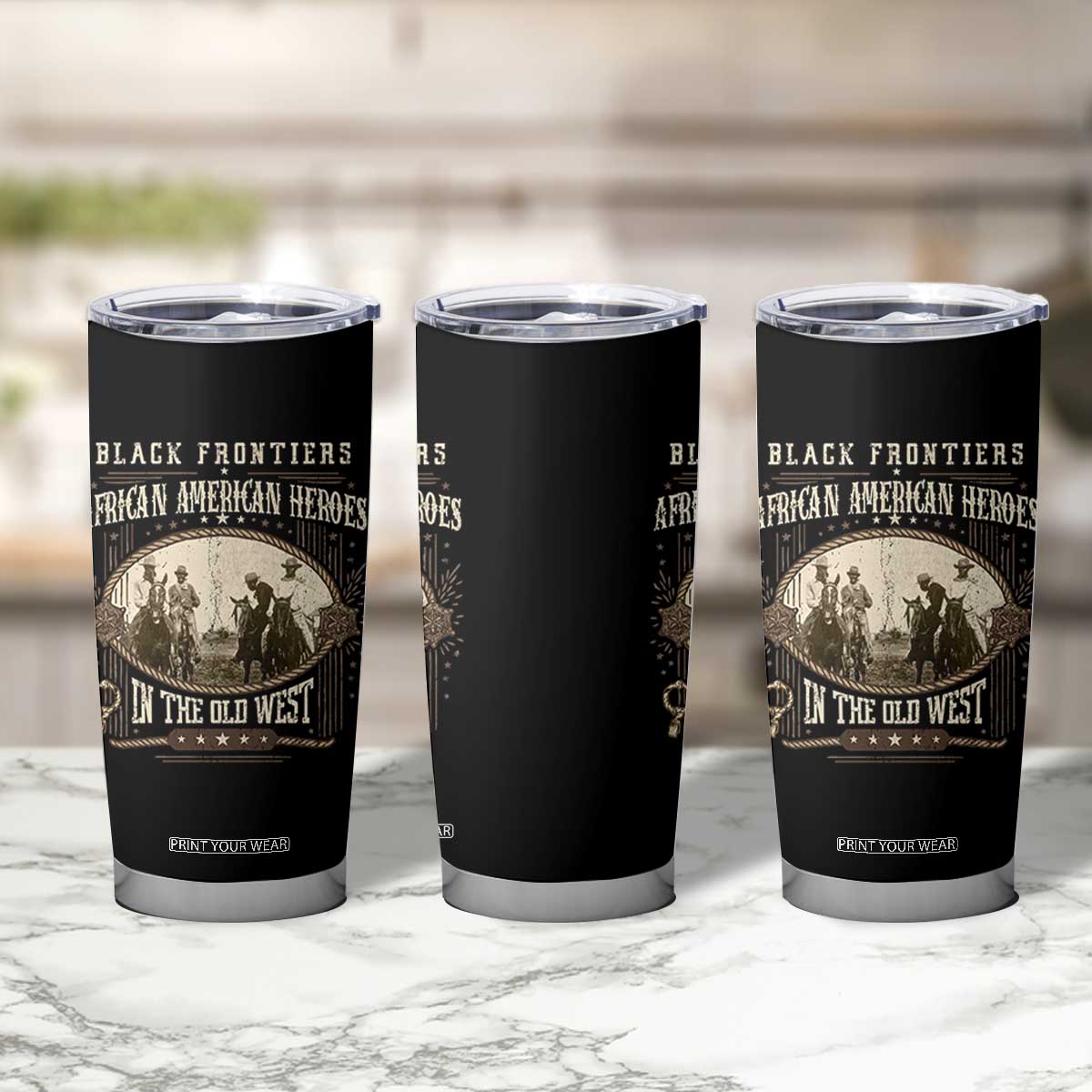 African American Cowboy Tumbler Cup Black Frontiers African American Heroes In The Old West TS11