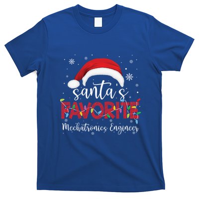 Ugly Sweater Xmas SantaS Favorite Mechatronics Engineer Cool Gift T-Shirt